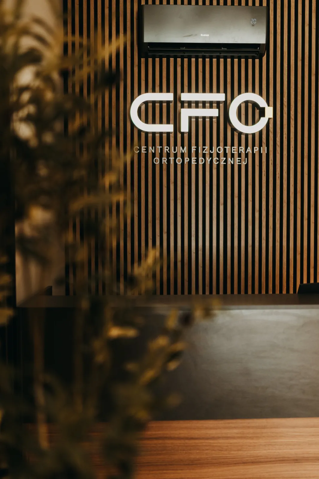Recepcja CFO – logo Centrum Fizjoterapii Ortopedycznej